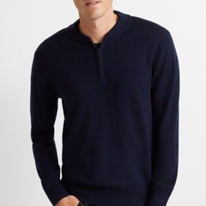 Club Monaco Merino Quarter-Zip Sweater